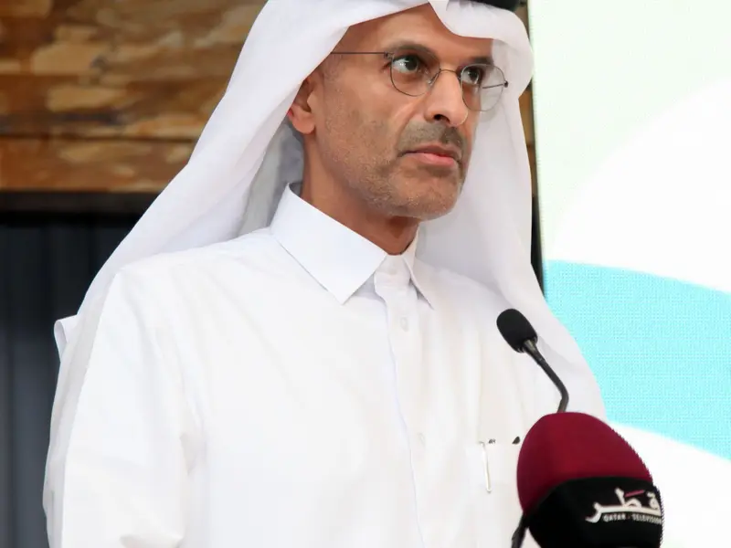 A speaker addressing the conference, 2025.